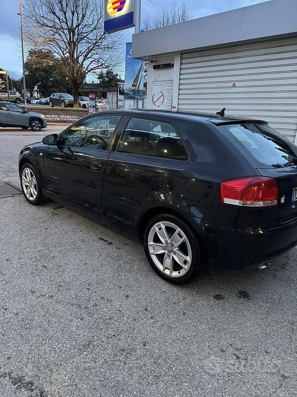 Usata Audi A3 140 CV (102 kW) 2009 Nero Utilitaria