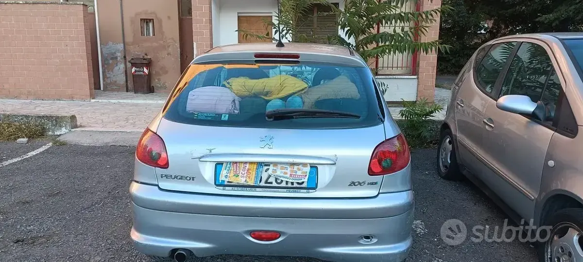 Usata Peugeot 206 68 CV (50 kW) 2007 Grigio Berlina