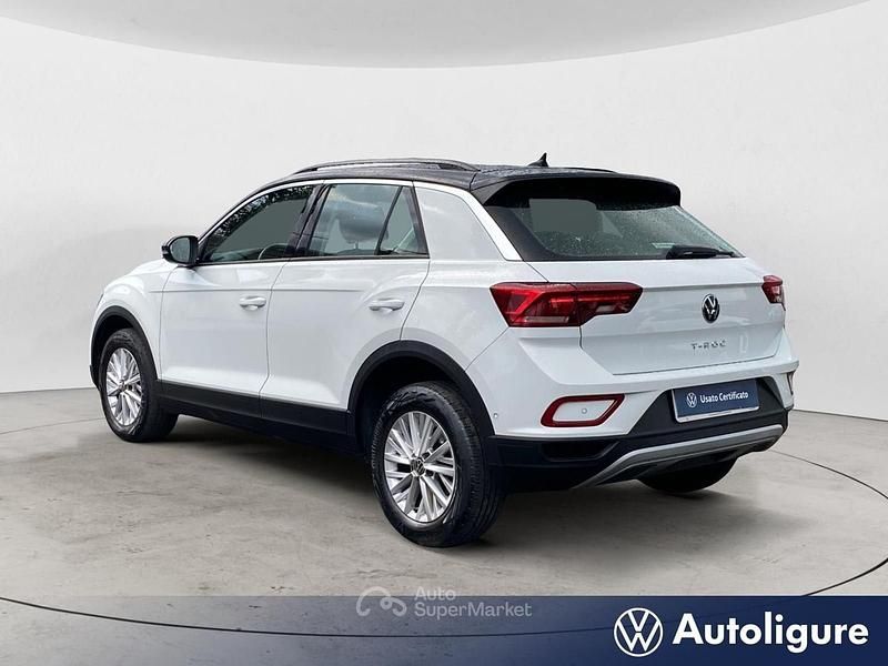 Usata VW T-Roc Life 110 CV (80 kW) 2023 Bianco SUV