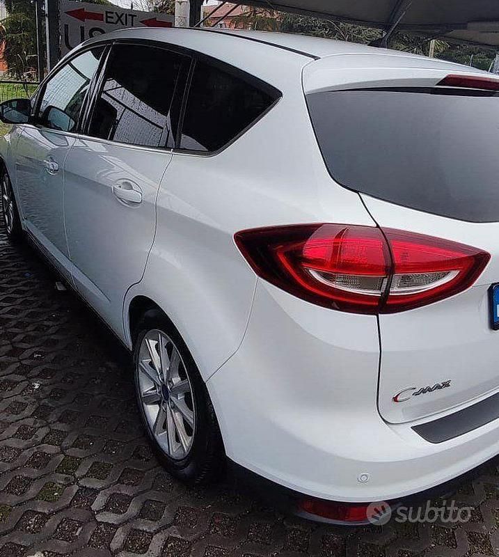 Usata Ford C-MAX Titanium 120 CV (88 kW) 2017 Bianco Monovolume