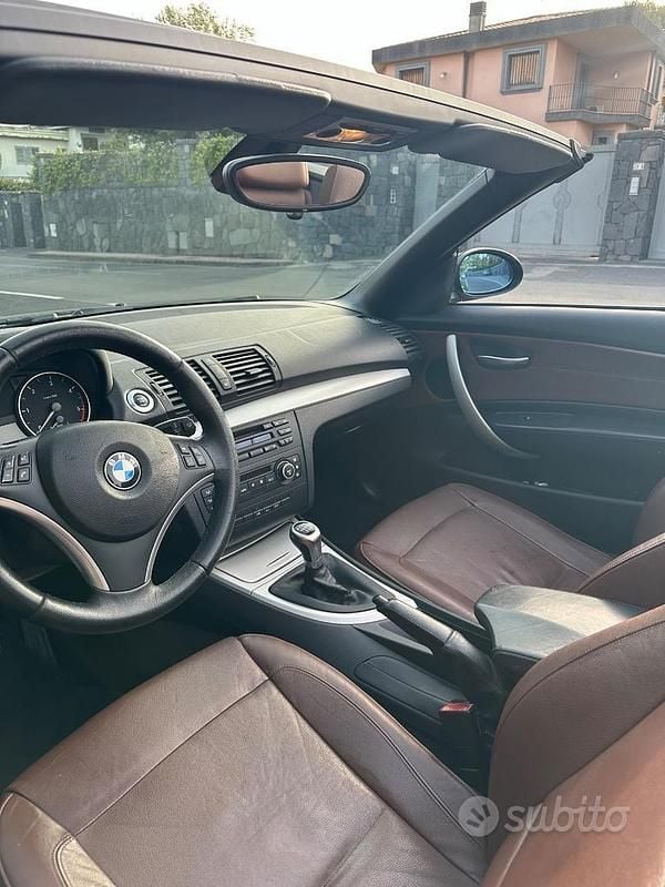 Usata BMW 118 Cabriolet 143 CV (105 kW) 2008 Nero Cabrio