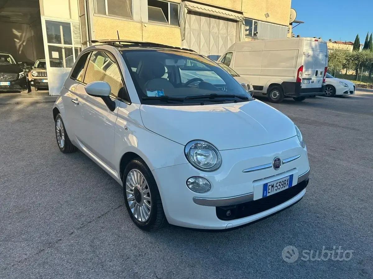Usata Fiat 500 95 CV (69 kW) 2012 Bianco Berlina