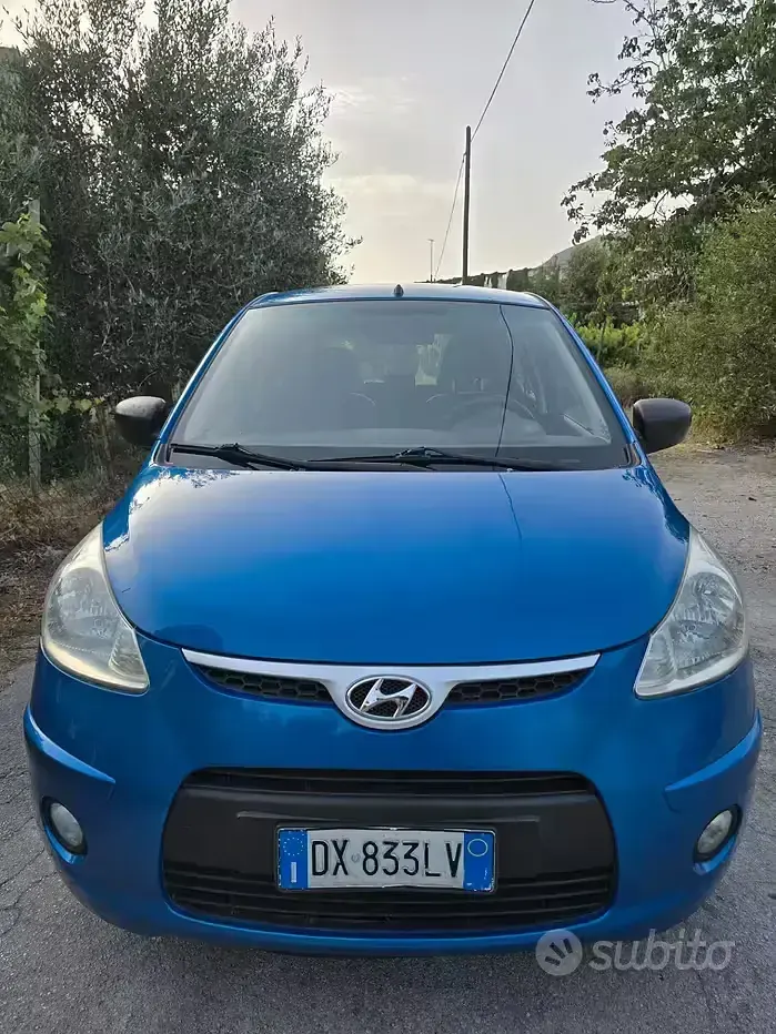 Usata Hyundai i10 64 CV (47 kW) 2009 Bluazzurro Utilitaria