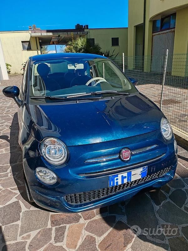 Usata Fiat 500 Pop 69 CV (50 kW) 2018 Blu Utilitaria