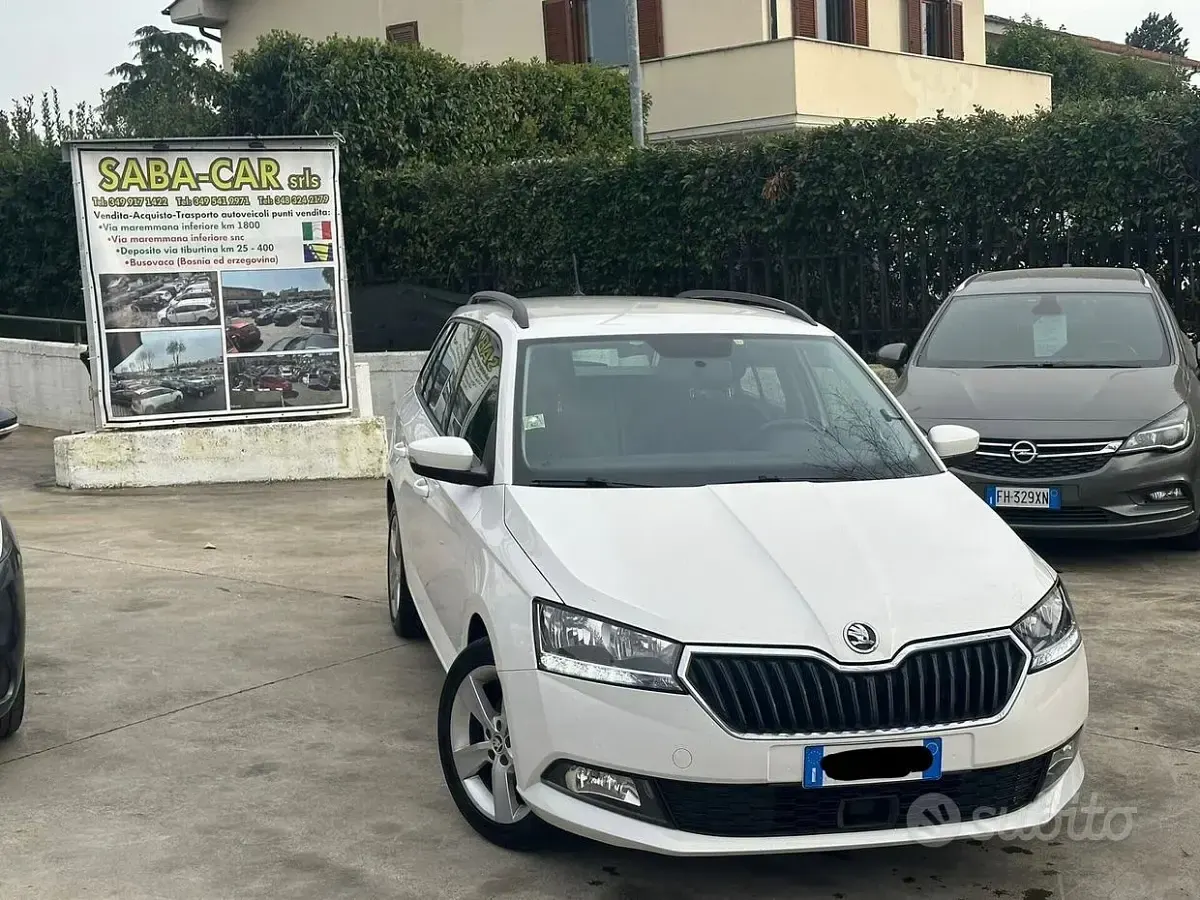 Usata Skoda Fabia 95 CV (69 kW) 2020 Bianco Utilitaria