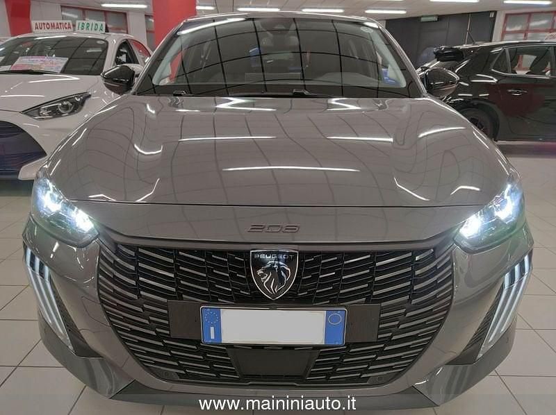 Usata Peugeot 208 Allure+ 101 CV (74 kW) 2025 Grigio scuro Utilitaria