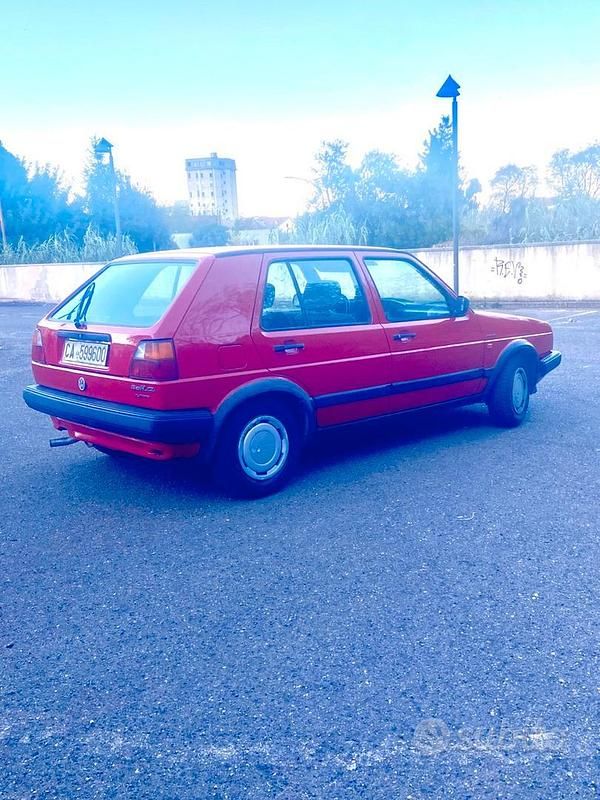 Usata VW Golf II 87 CV (63 kW) 1989 Rosso Utilitaria