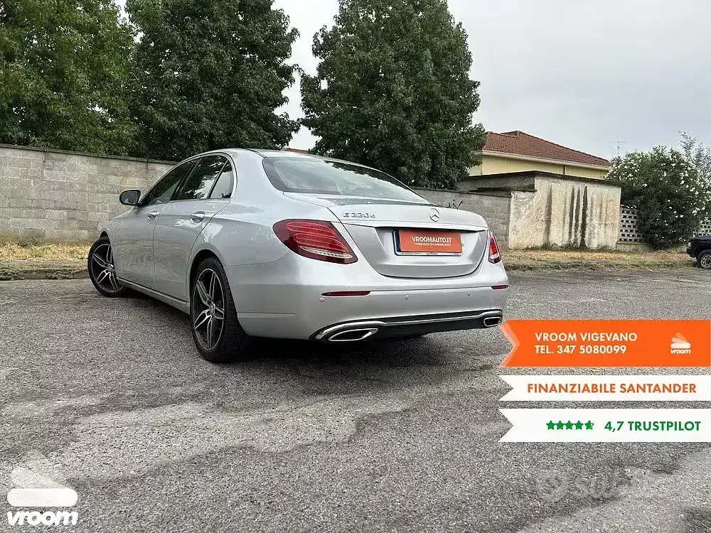 Usata Mercedes E220 Business 194 CV (142 kW) 2017 Grigio Berlina
