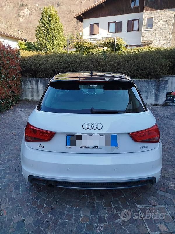 Usata Audi A1 S-Line 86 CV (63 kW) 2015 Bianco Utilitaria