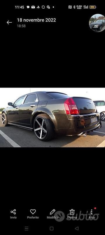 Usata Chrysler 300C 218 CV (160 kW) 2013 Nero Berlina