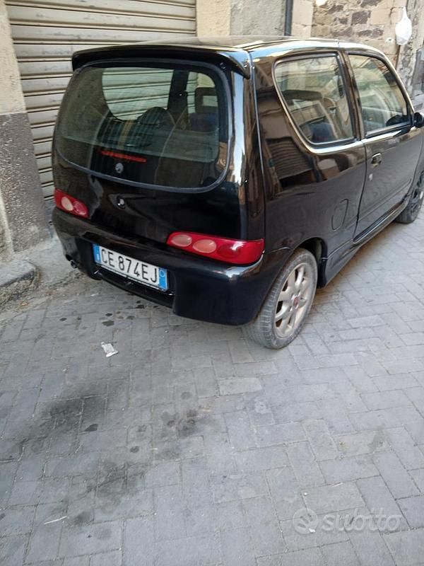 Usata Fiat Seicento 54 CV (39 kW) 1998 Nero Utilitaria
