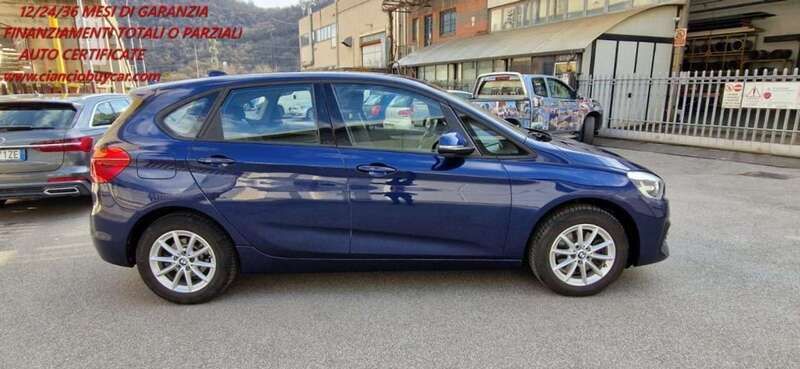 Usata BMW 218 Active Tourer Comfort Edition 150 CV (110 kW) 2020 Blu Monovolume