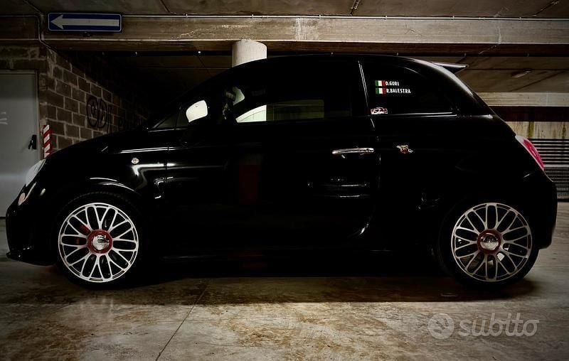 Usata Abarth 500 Custom 135 CV (99 kW) 2013 Nero Utilitaria