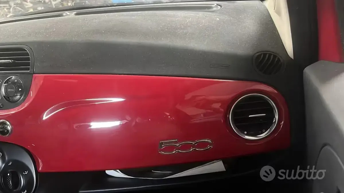 Usata Fiat 500 75 CV (55 kW) 2018 Rosso Berlina