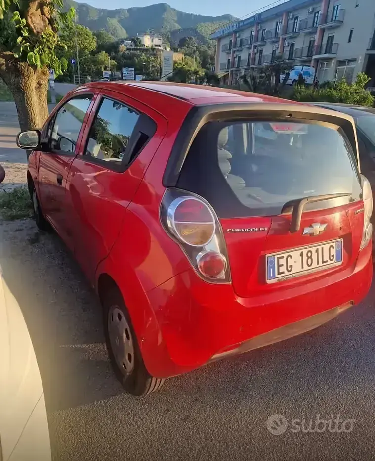 Usata Chevrolet Spark 68 CV (50 kW) 2011 Rosso Utilitaria