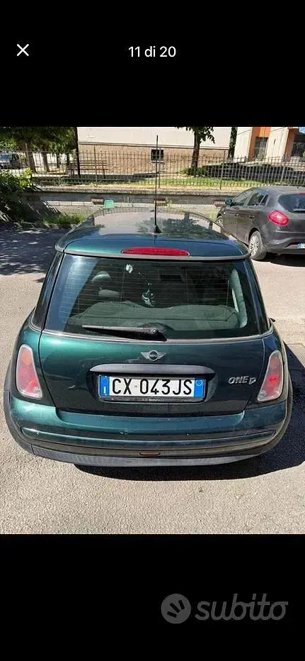 Usata Mini Cooper 88 CV (64 kW) 2005 Verde Utilitaria