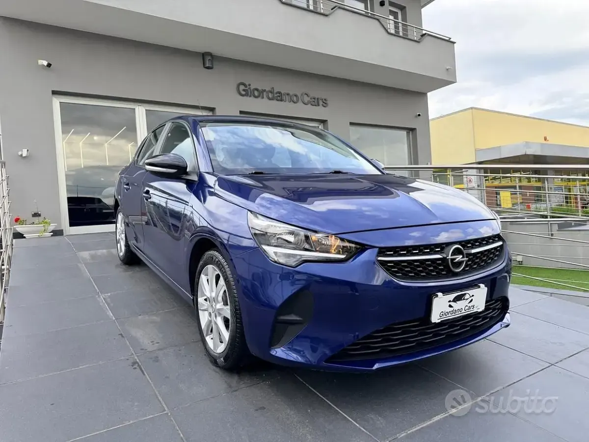 Usata Opel Corsa Edition 75 CV (55 kW) 2021 Blu Utilitaria