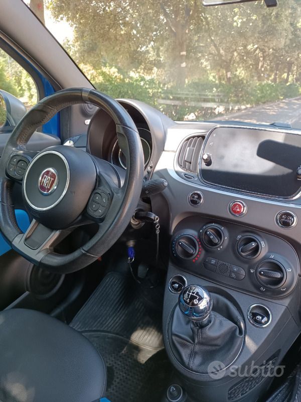 Usata Fiat 500S S 69 CV (50 kW) 2017 Blu Utilitaria