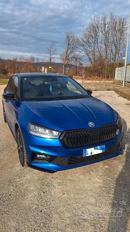 Usata Skoda Fabia Monte Carlo 80 CV (58 kW) 2022 Blu Berlina