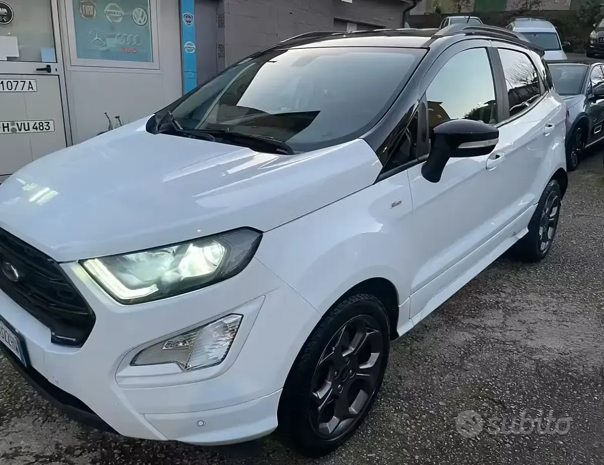 Usata Ford Ecosport ST-Line 125 CV (91 kW) 2019 Bianco SUV