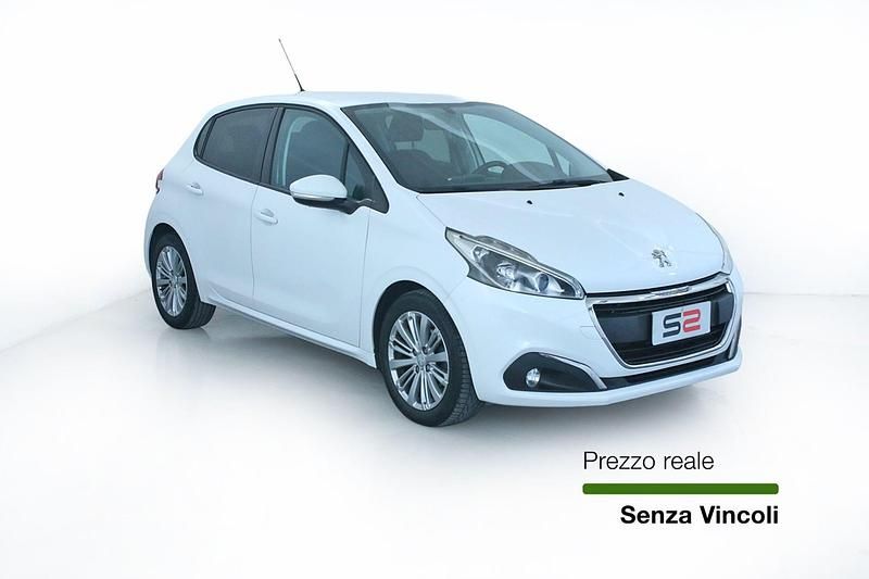 Usata Peugeot 208 Active 75 CV (55 kW) 2017 Bianco Utilitaria