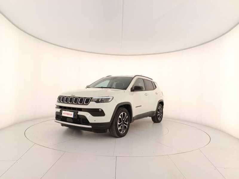 Bianco Usata 2022 Jeep Compass Limited SUV | 23.000 € (Buon prezzo) - Immagine 1/4