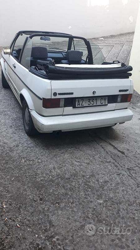 Usata VW Golf Cabriolet 50 CV (36 kW) 1983 Bianco Cabrio