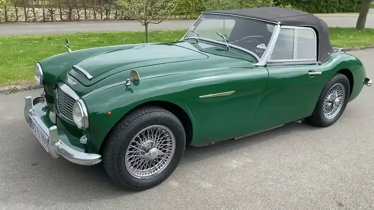 Usata Austin Healey 100/6 117 CV (86 kW) 1959 Verde Cabrio