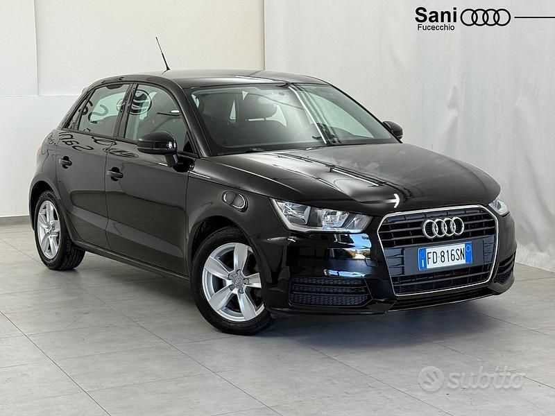 Nero Usata 2016 Audi A1 Sportback Due volumi | 10.800 € (Buon prezzo) - Immagine 1/4
