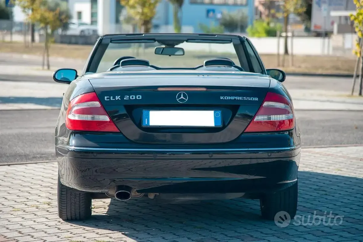 Usata Mercedes CLK200 Avantgarde 163 CV (119 kW) 2005 Nero Cabrio