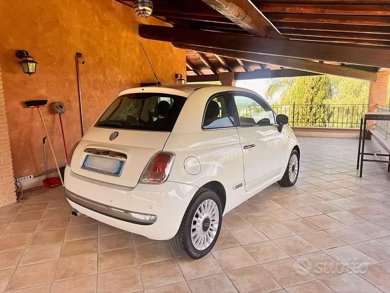 Usata Fiat 500 69 CV (50 kW) 2009 Bianco Cabrio