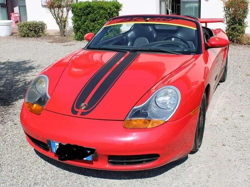 Usata Porsche Boxster 220 CV (161 kW) 2001 Rosso Cabrio