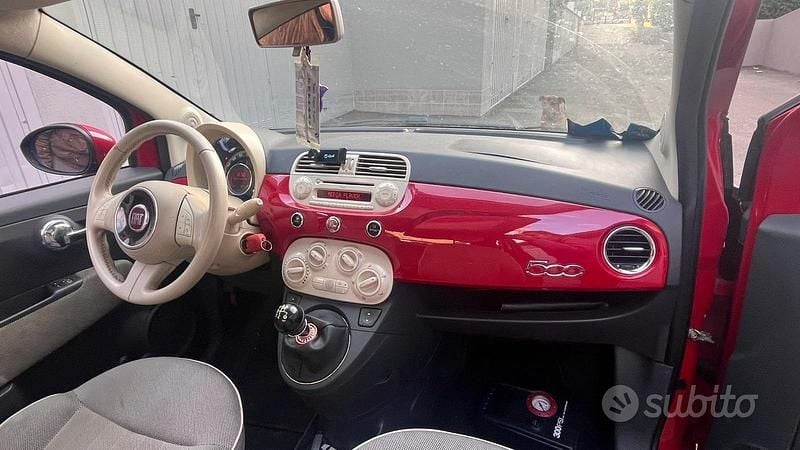 Używany Fiat 500 75 KM (55 kW) 2008 Czerwony Hatchback