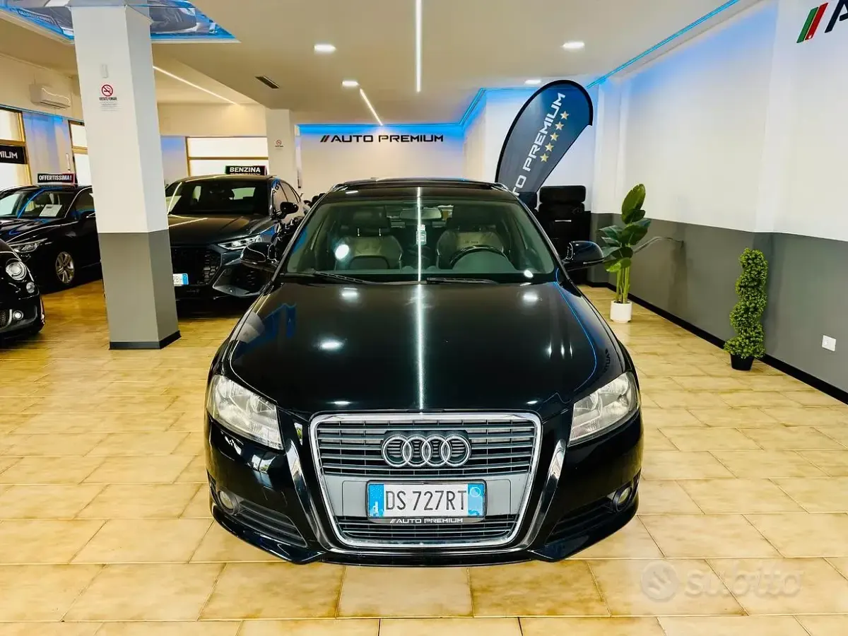 Usata Audi A3 Sportback S-Line 140 CV (102 kW) 2009 Nero Utilitaria