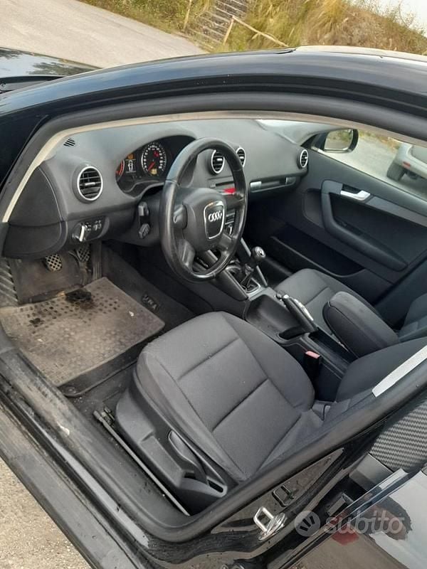 Usata Audi A3 Ambiente 105 CV (77 kW) 2009 Nero Berlina