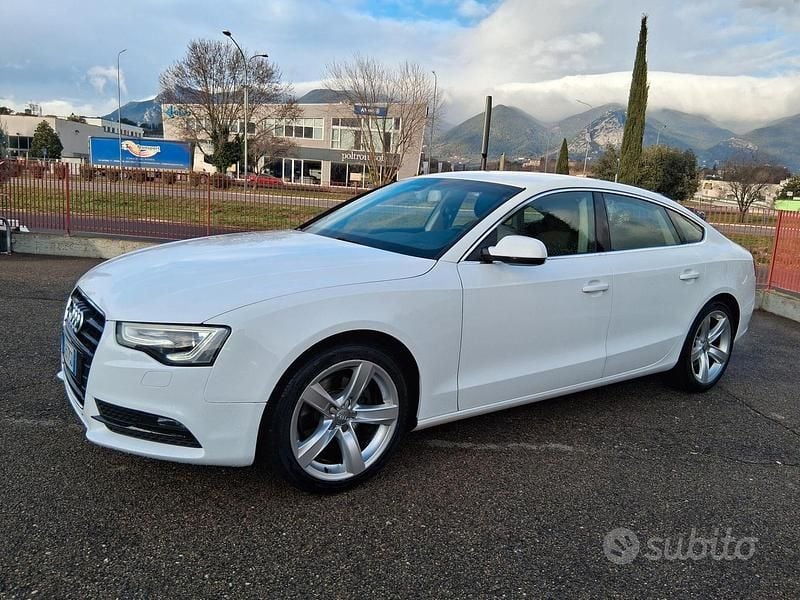 Usata Audi A5 Business Plus 150 CV (110 kW) 2014 Bianco Berlina