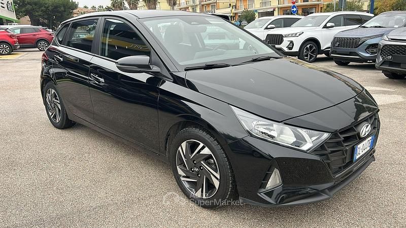 Usata Hyundai i20 83 CV (61 kW) 2022 Nero Berlina