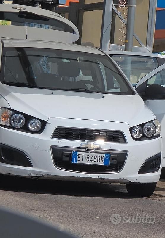 Usata Chevrolet Aveo 86 CV (63 kW) 2013 Bianco Utilitaria