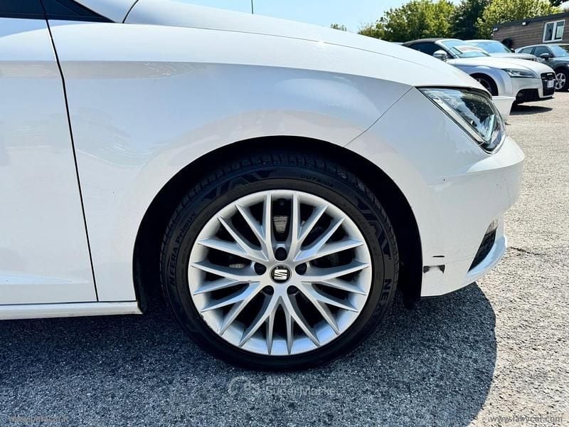 Usata Seat Leon ST Style 116 CV (85 kW) 2020 Bianco Station wagon