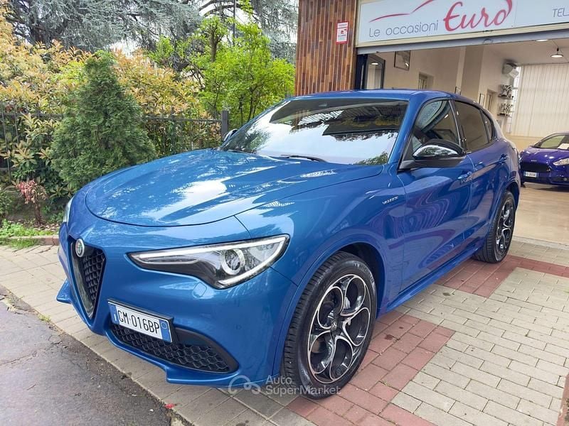 Usata Alfa Romeo Stelvio Veloce 280 CV (205 kW) 2022 Blu misano SUV