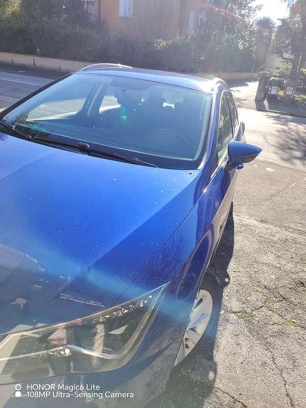 Usata Seat Leon ST Business 116 CV (85 kW) 2019 Blu/azzurro Station wagon