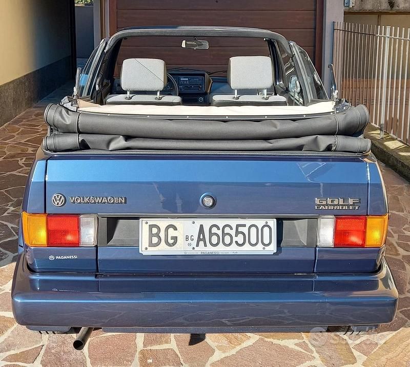 Usata VW Golf Cabriolet 1991 Blu Cabrio
