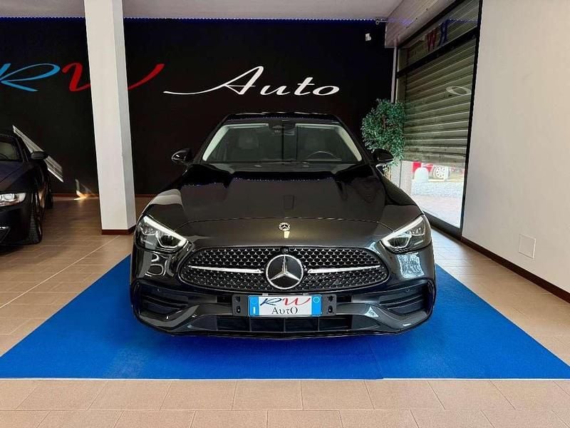 Usata Mercedes C220 AMG line 200 CV (147 kW) 2022 Nero Station wagon