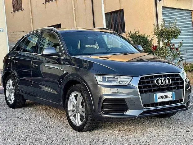 Usata Audi Q3 S-Line 150 CV (110 kW) 2016 Grigio SUV
