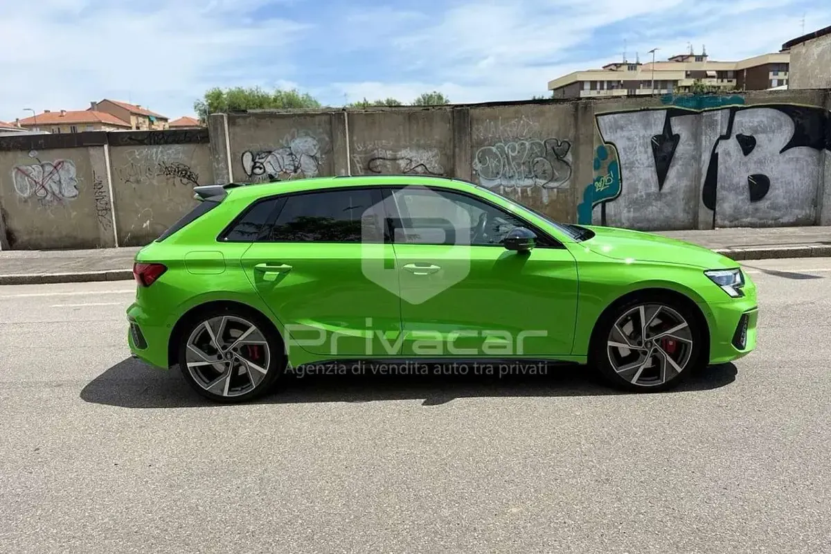Usata Audi S3 Sportback Exclusive 310 CV (228 kW) 2023 Verde Utilitaria