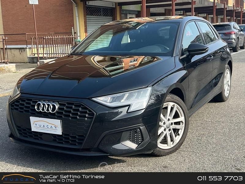 Usata Audi A3 S-Line 150 CV (110 kW) 2020 Nero Berlina