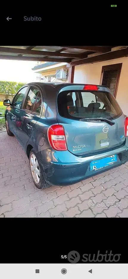 Usata Nissan Micra 80 CV (58 kW) 2011 Grigio Utilitaria