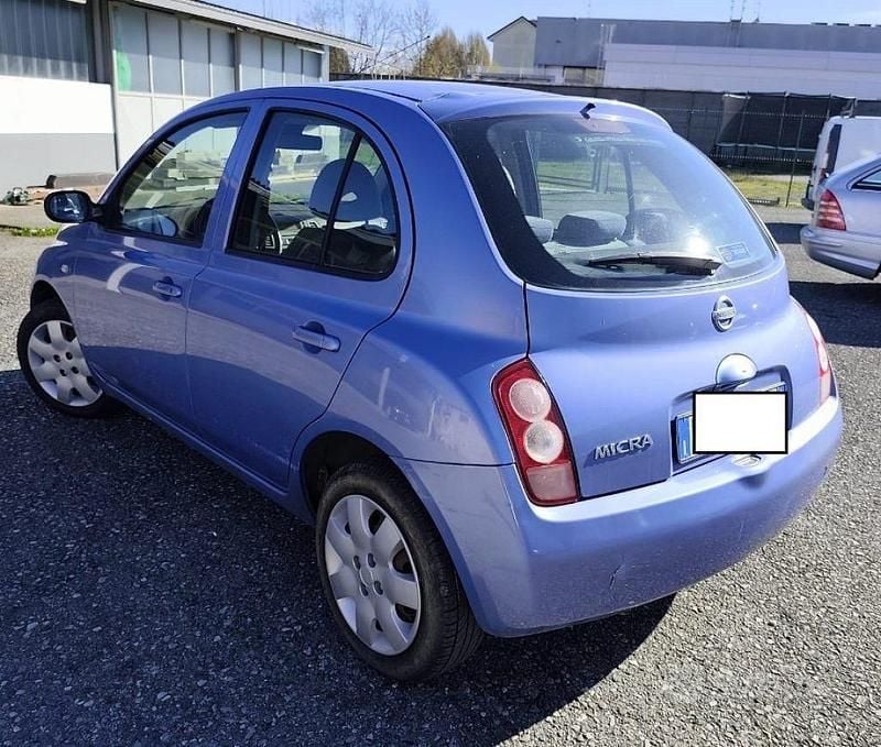 Gebraucht Nissan Micra Acenta 80 PS (58 kW) 2003 Blau Kleinwagen