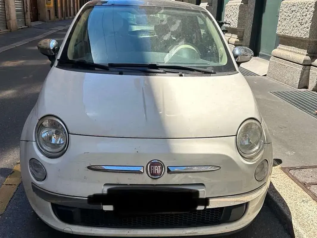 Usata Fiat 500 Lounge 69 CV (50 kW) 2009 Bianco Cabrio