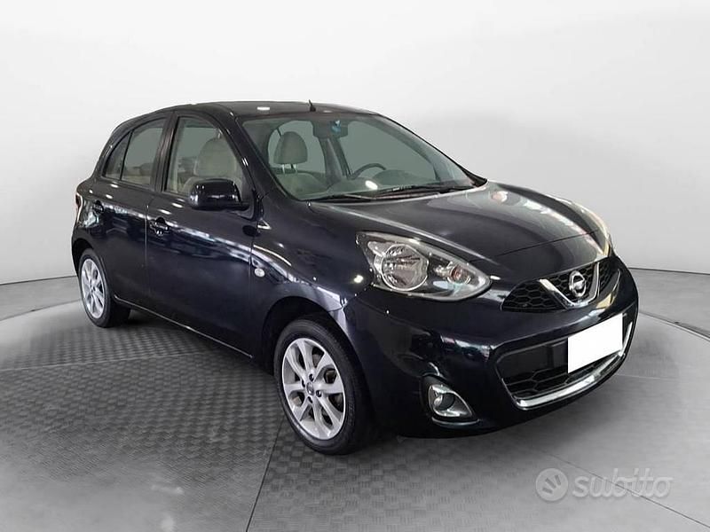 Usata Nissan Micra Acenta 80 CV (58 kW) 2016 Nero Utilitaria
